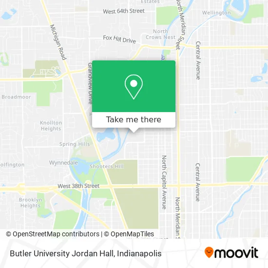 Directions To Butler University How To Get To Butler University Jordan Hall In Indianapolis City (Balance)  By Bus?