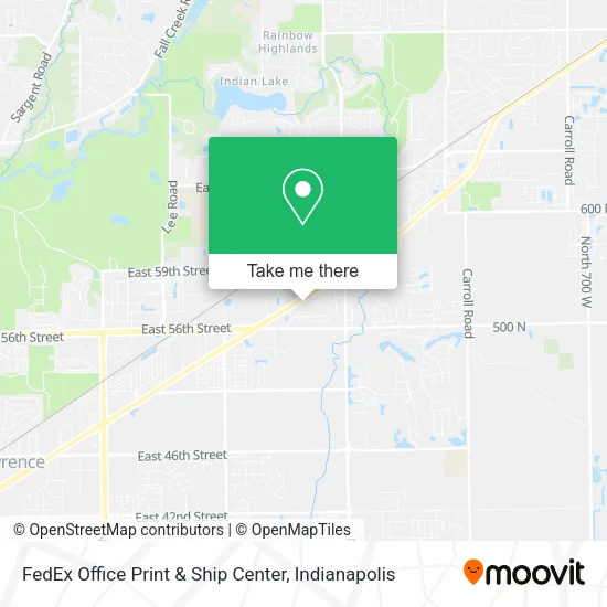 FedEx Office Print & Ship Center map
