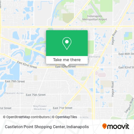 Mapa de Castleton Point Shopping Center
