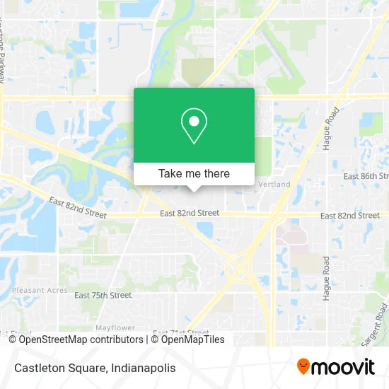 Castleton Square map