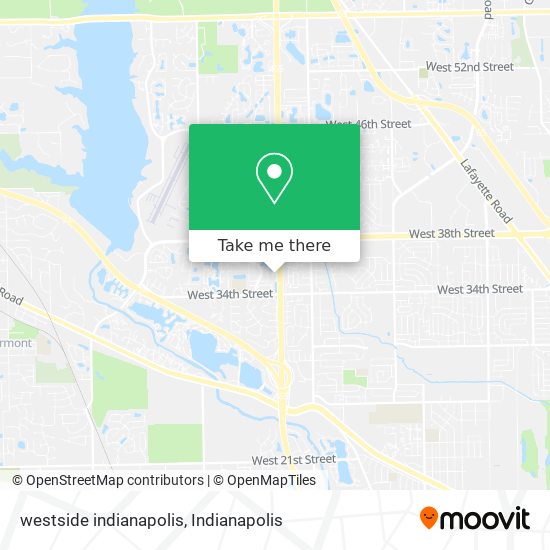 westside indianapolis map