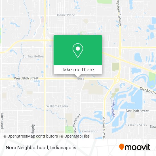 Nora Neighborhood map