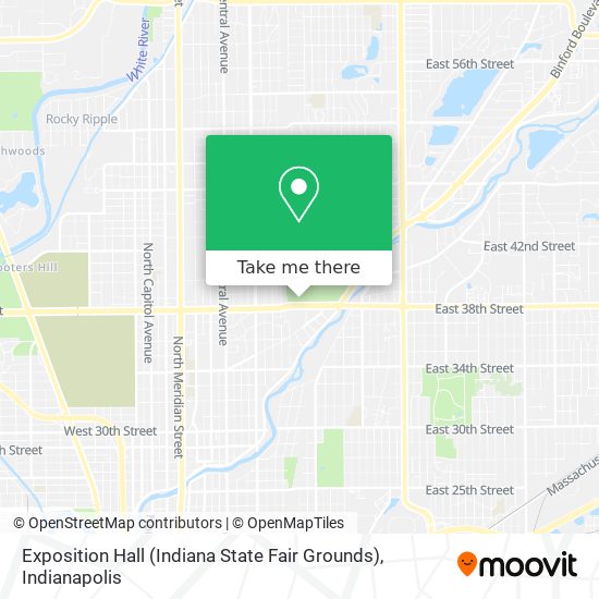 Exposition Hall (Indiana State Fair Grounds) map