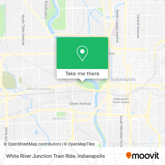 White River Junction Train Ride map