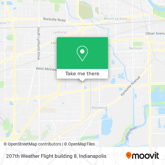 207th Weather Flight building 8 map