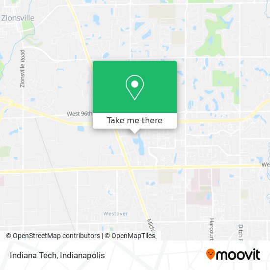 Mapa de Indiana Tech