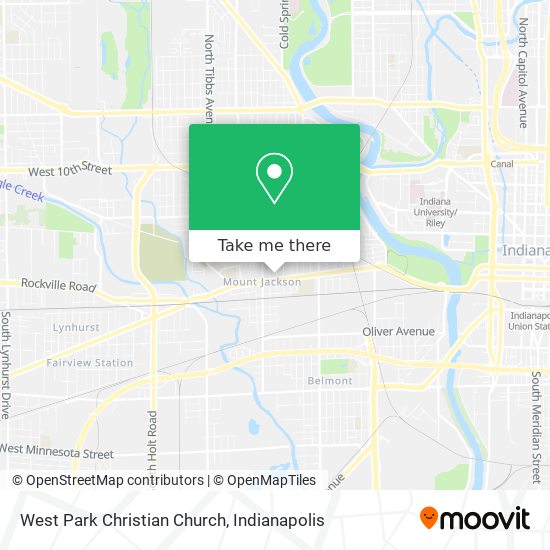 West Park Christian Church map