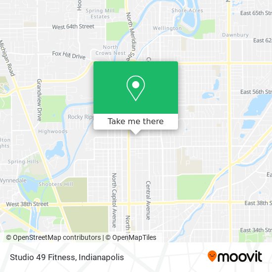Studio 49 Fitness map