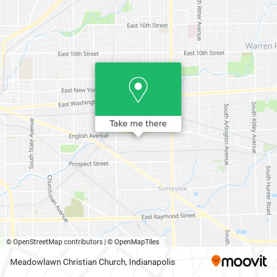 Mapa de Meadowlawn Christian Church