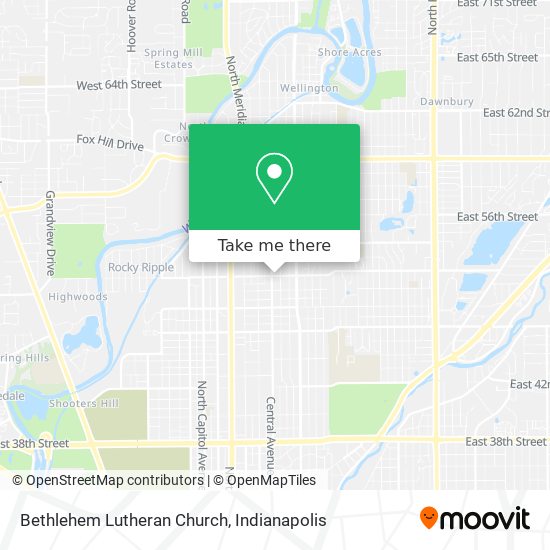Bethlehem Lutheran Church map