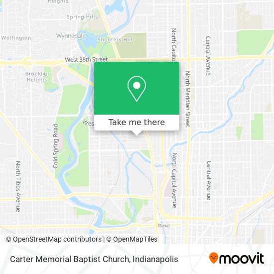 Carter Memorial Baptist Church map