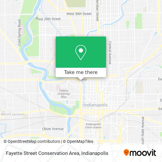 Fayette Street Conservation Area map