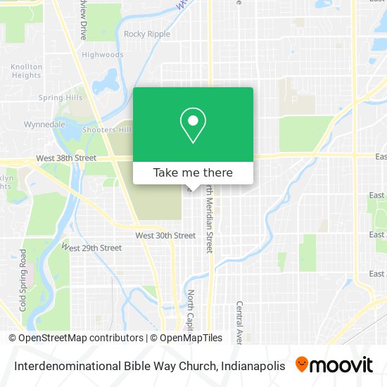 Mapa de Interdenominational Bible Way Church