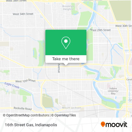 Mapa de 16th Street Gas