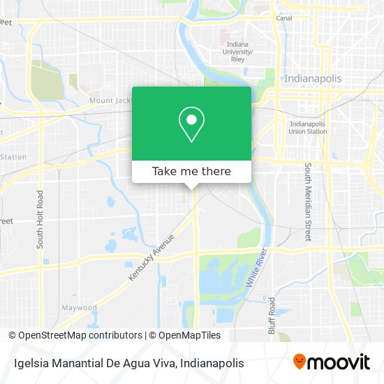 Igelsia Manantial De Agua Viva map