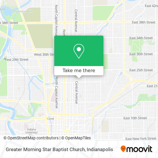 Greater Morning Star Baptist Church map