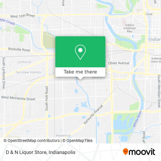 Mapa de D & N Liquor Store