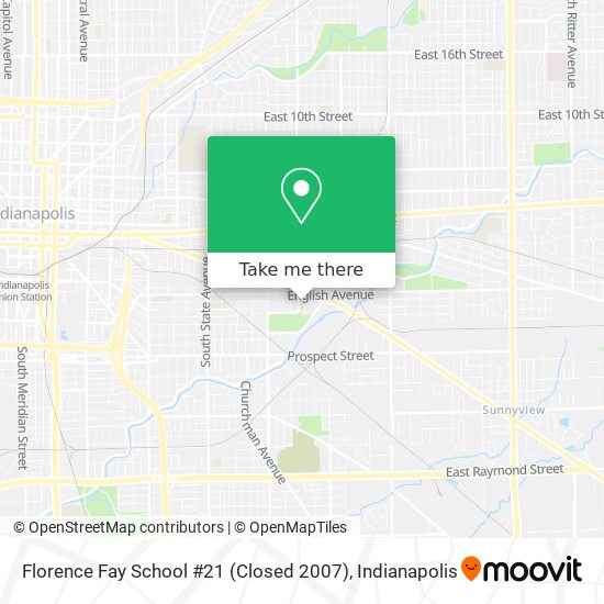 Mapa de Florence Fay School #21 (Closed 2007)