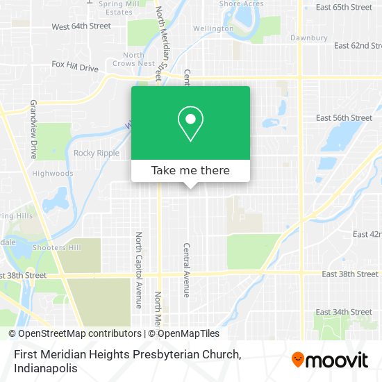 Mapa de First Meridian Heights Presbyterian Church