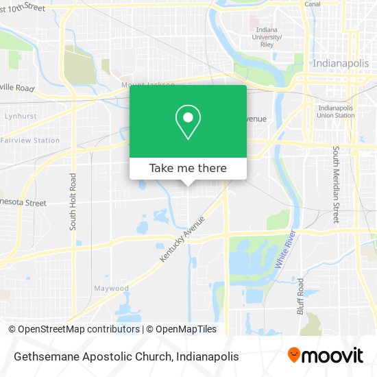 Mapa de Gethsemane Apostolic Church
