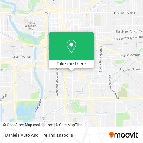 Daniels Auto And Tire map