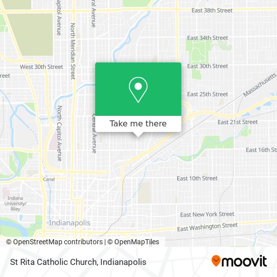 St Rita Catholic Church map