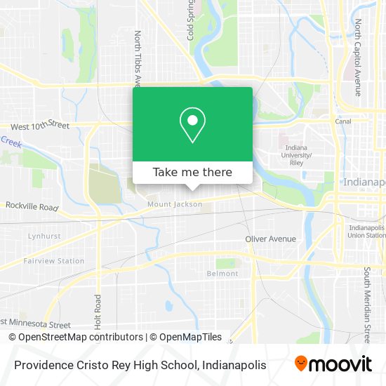 Mapa de Providence Cristo Rey High School