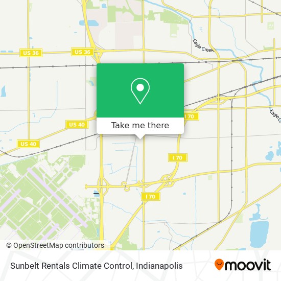 Sunbelt Rentals Climate Control map