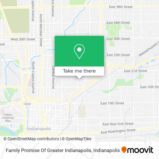 Family Promise Of Greater Indianapolis map