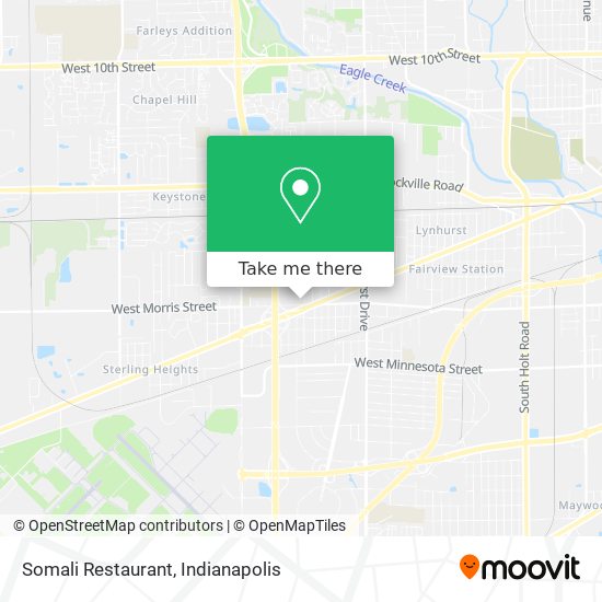 Somali Restaurant map