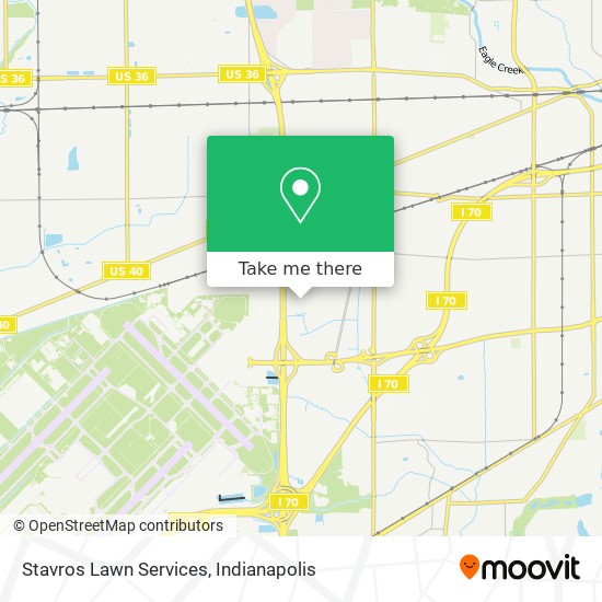 Stavros Lawn Services map