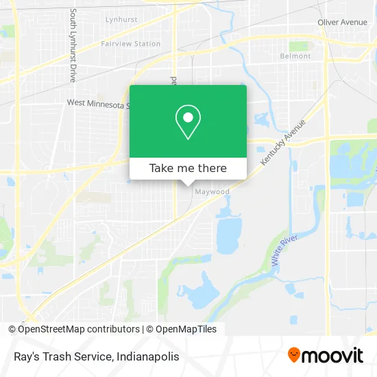 Ray's Trash Service map