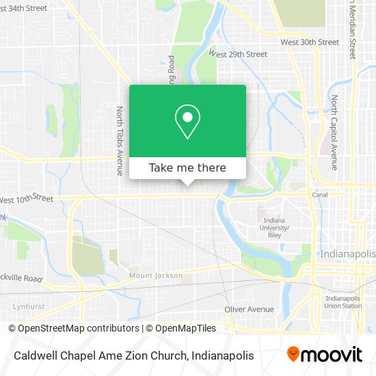 Mapa de Caldwell Chapel Ame Zion Church