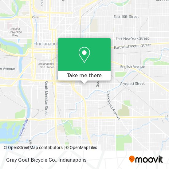 Gray Goat Bicycle Co. map