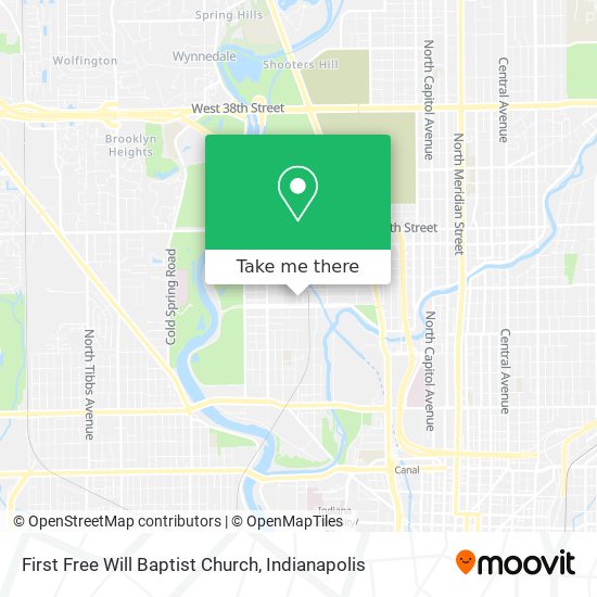 Mapa de First Free Will Baptist Church