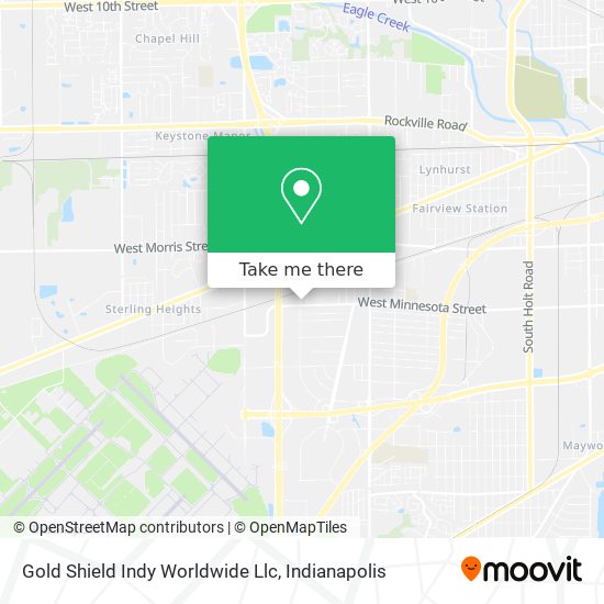 Mapa de Gold Shield Indy Worldwide Llc