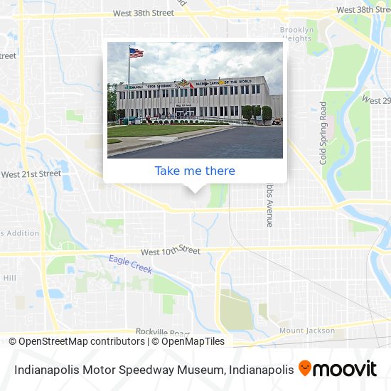 Indianapolis Motor Speedway Museum map