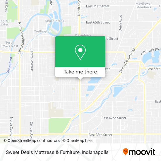 Mapa de Sweet Deals Mattress & Furniture