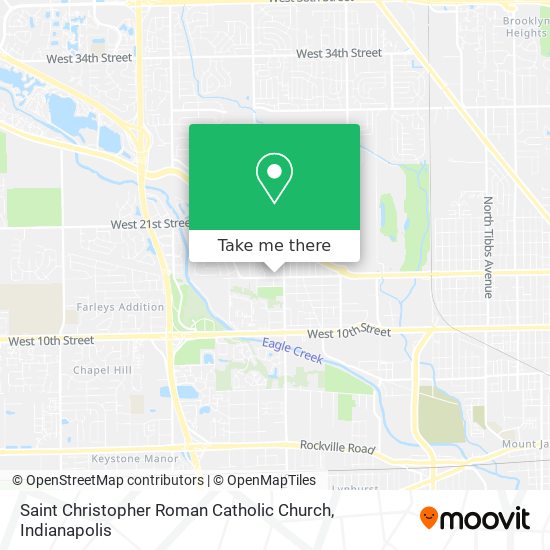 Saint Christopher Roman Catholic Church map