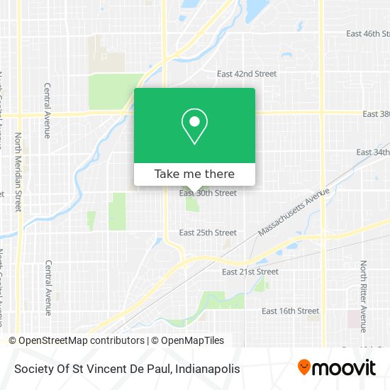 Society Of St Vincent De Paul map