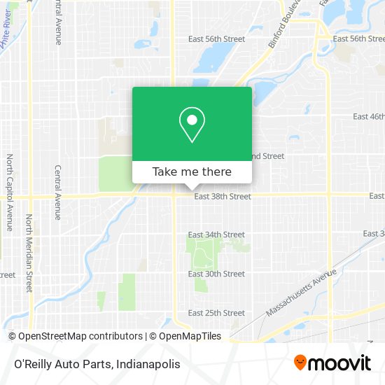 Mapa de O'Reilly Auto Parts