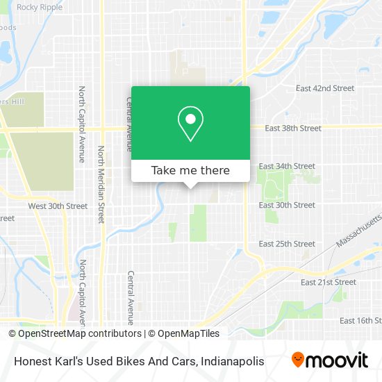 Mapa de Honest Karl's Used Bikes And Cars