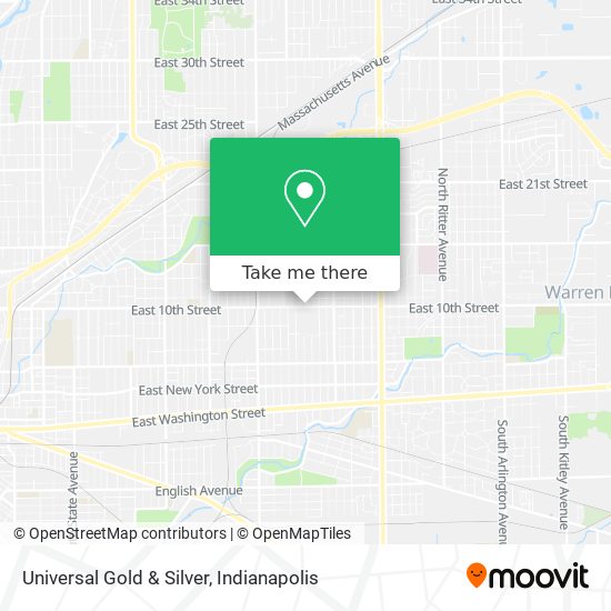 Mapa de Universal Gold & Silver