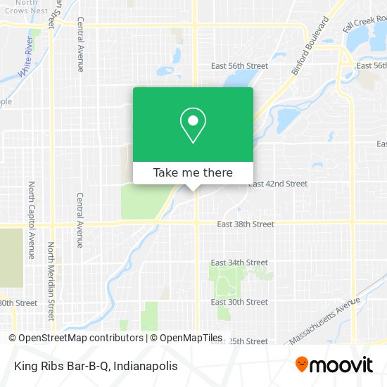 King Ribs Bar-B-Q map