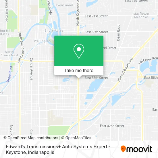 Edward's Transmissions+ Auto Systems Expert - Keystone map