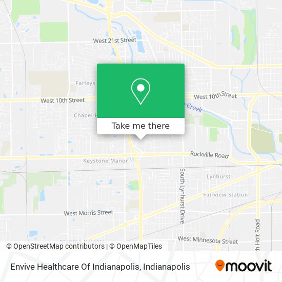 Mapa de Envive Healthcare Of Indianapolis