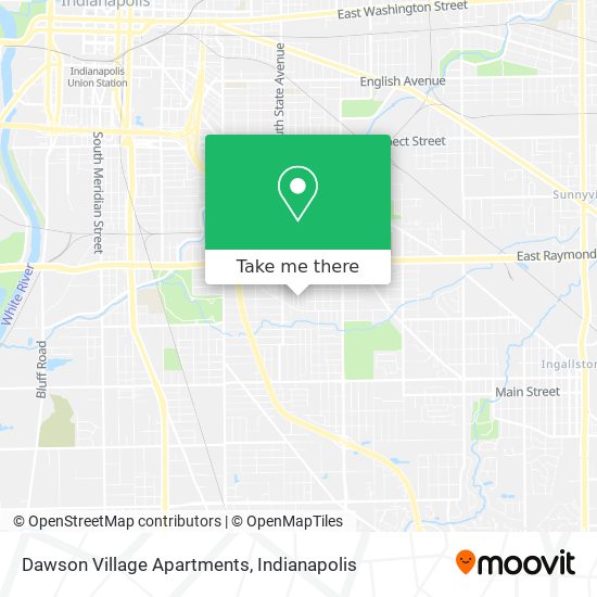 Mapa de Dawson Village Apartments