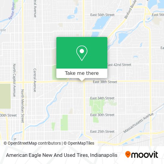 Mapa de American Eagle New And Used Tires