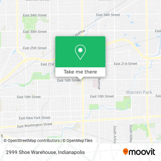2999 Shoe Warehouse map