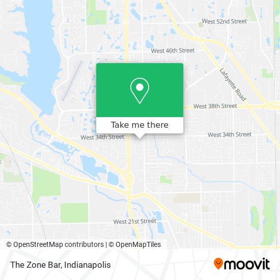 Mapa de The Zone Bar